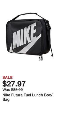 Sport Chek Nike futura fuel lunch box/bag offer