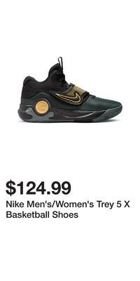 Sport Chek Nike men's/women's trey 5 x basketball shoes offer