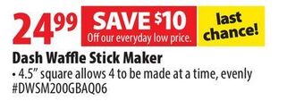 London Drugs Dash waffle stick maker offer