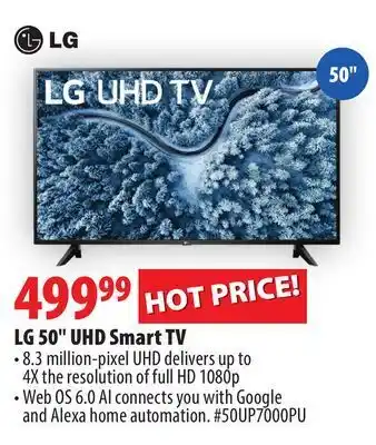 London Drugs Lg 50" uhd smart tv offer