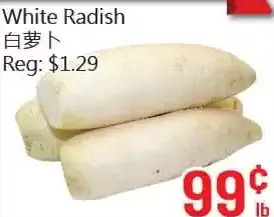 Hong Tai Supermarket White radish offer