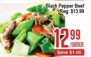 Skyland Foodmart Black pepper beef offer
