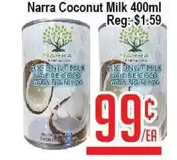 Skyland Foodmart Narra coconut milk offer