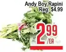 Skyland Foodmart Andy boy rapini offer