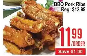 Skyland Foodmart Bbq pork ribs offer