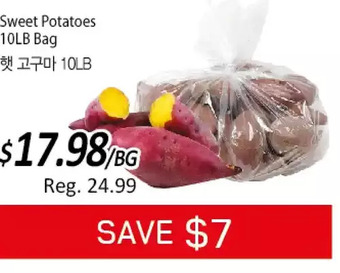 Galleria Supermarket Sweet potatoes offer