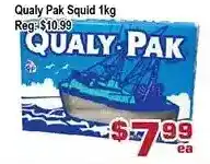 Top Food Supermarket Qualy pak squid offer