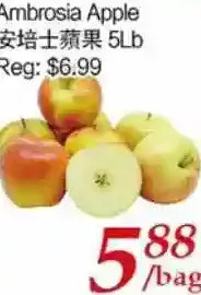 Tone Tai Supermarket Ambrosia apple offer