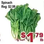 Top Food Supermarket Spinach offer