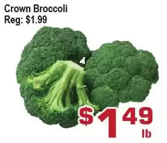 Top Food Supermarket Crown broccoli offer