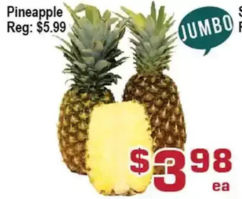 Top Food Supermarket Pineapple offer