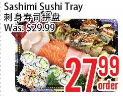 Bestco Food Mart Sashimi sushi tray offer