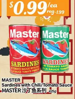 Btrust Supermarket Master sardines with chili/tomato sauce offer