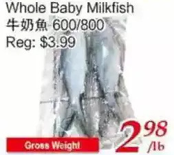 Tone Tai Supermarket Whole baby milkfish offer