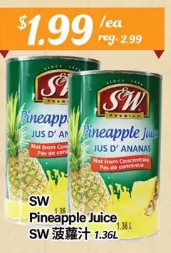 Btrust Supermarket Sw pineapple juice offer