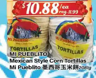 Btrust Supermarket Mi pueblito mexican style corn tortillas offer
