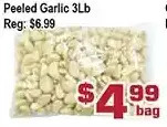 Top Food Supermarket Peeled garlic offer