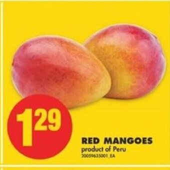 No Frills Red mangoes offer