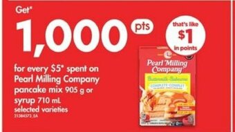 Pearl Milling Company pancake mix 905 g or syrup 710 ml