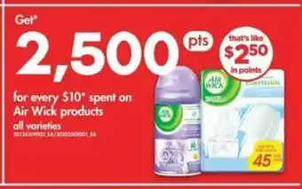 No Frills Air Wick products offer