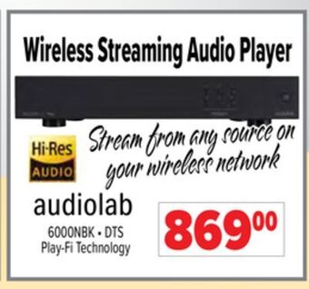 2001 Audio Video Wireless streaming audio player offer