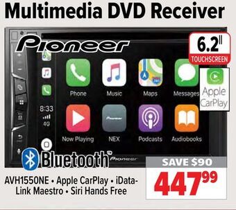 2001 Audio Video Pioneer multimedia dvd receiver offer