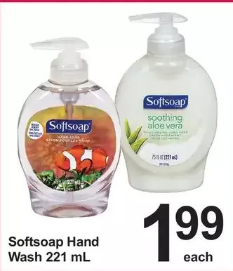 Pharmasave Softsoap hand wash offer