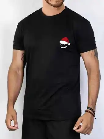 SheIn Men christmas print tee offer