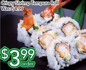 Ample Food Market Crispy shrimp tempura roll offer