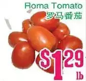 Grant's Foodmart Roma tomato offer