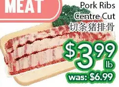 Ample Food Market Pork ribs centre cut offer