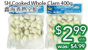 Ample Food Market Sh cooked whole clam offer