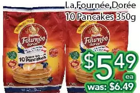 Ample Food Market La fournee doree 10 pancakes offer