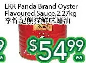 Ample Food Market Lkk panda brand oyster flavoured sauce offer