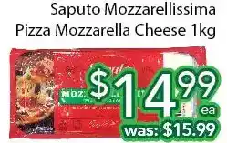 Ample Food Market Saputo mozzarellissima pizza mozzarella cheese offer