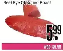 Nations Fresh Foods Beef eye of round roast offer