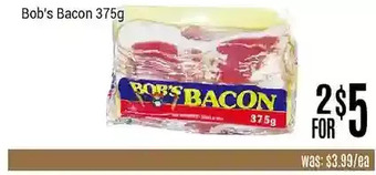 Nations Fresh Foods Bob's bacon offer