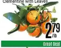 Nations Fresh Foods Clementine with leaves offer
