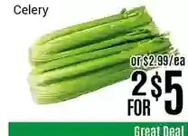 Nations Fresh Foods Celery offer