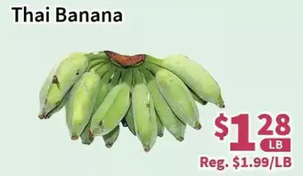 Blue Sky Supermarket Thai banana offer