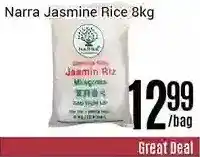 Nations Fresh Foods Narra jasmine rice 8kg offer