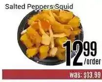 Nations Fresh Foods Salted peppers squid offer