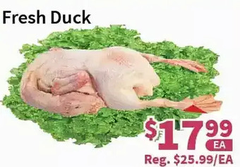 Blue Sky Supermarket Fresh duck offer