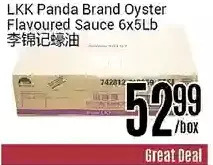 Nations Fresh Foods Lkk panda brand oyster flavoured sauce offer