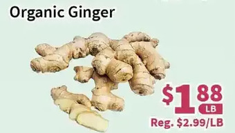 Blue Sky Supermarket Organic ginger offer