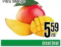 Nations Fresh Foods Peru mango offer