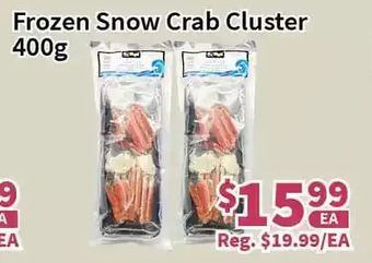 Blue Sky Supermarket Frozen snow crab cluster offer