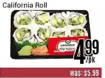 Nations Fresh Foods California roll offer