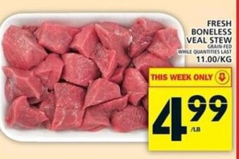 Food Basics Fresh boneless veal stew offer