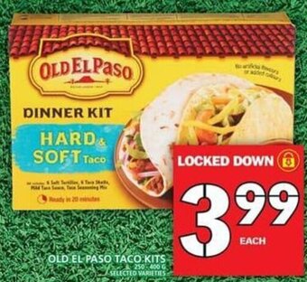 Food Basics Old el paso taco kits offer